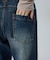 USAコットン ブーツカットデニムパンツ