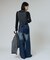 シルク カシミア入り タートルネックロンT