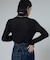 シルク カシミア入り タートルネックロンT