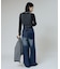 シルク カシミア入り タートルネックロンT