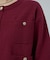 ミラノリブ 金ボタンニットカーディガン