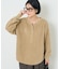 モールワッフル ヘンリーネック Tシャツ