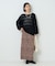ネップシェニール編みニット