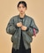 ALPHA INDUSTRIES × NANGA × FREAK'S STORE 別注 リバーシブル MA-1 ショートダウンジャケット
