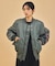 ALPHA INDUSTRIES × NANGA × FREAK'S STORE 別注 リバーシブル MA-1 ショートダウンジャケット