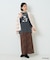 【MICKEY MOUSE】Leopard Raglan Tシャツ