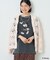 【MICKEY MOUSE】Leopard Raglan Tシャツ