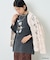 【MICKEY MOUSE】Leopard Raglan Tシャツ