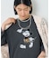 【MICKEY MOUSE】Leopard Raglan Tシャツ