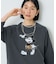 【MICKEY MOUSE】Leopard Raglan Tシャツ