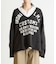 ロゴプリント Vネック スウェット