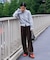 ベロア イージーパンツ