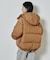 タフタ フード付きボリュームダウン