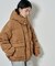 タフタ フード付きボリュームダウン