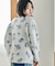 花柄シャギーニット