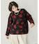 花柄シャギーニット