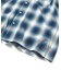 Magazine Pocket Ombre Check Open Collar Shirt