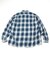 Magazine Pocket Ombre Check Open Collar Shirt