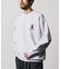 tombonia × FREAK'S STORE/トムボニア コラボ スポーツライフ バックデザイン クルーネックスウェット