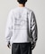 tombonia × FREAK'S STORE/トムボニア コラボ  スノーボード バックデザイン ヘンリーネックスウェット