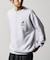 tombonia × FREAK'S STORE/トムボニア コラボ  スノーボード バックデザイン ヘンリーネックスウェット