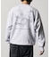 tombonia × FREAK'S STORE/トムボニア コラボ  スノーボード バックデザイン ヘンリーネックスウェット