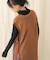 【WEB限定】配色ニットロングベスト