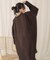 シアープリーツロングシャツワンピース