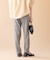 【WEB限定】配色ステッチセミワイドパンツ / セットアップ
