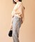 【WEB限定】配色ステッチセミワイドパンツ / セットアップ