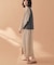 【WEB限定】ワンショルベスト付きレイヤードニットワンピース