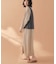 【WEB限定】ワンショルベスト付きレイヤードニットワンピース