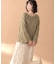 【WEB限定】総透かし編みニットプルオーバー