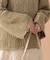 【WEB限定】総透かし編みニットプルオーバー