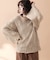 【WEB限定】総透かし編みニットプルオーバー