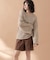 【WEB限定】総透かし編みニットプルオーバー