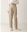 センタープレスベーシックテーパードパンツ