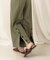【WEB限定】バックボタンツイルワイドパンツ