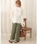 【WEB限定】バックボタンツイルワイドパンツ
