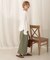 【WEB限定】バックボタンツイルワイドパンツ