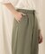 【WEB限定】バックボタンツイルワイドパンツ