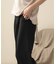 【WEB限定】バックボタンツイルワイドパンツ