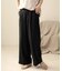 【WEB限定】バックボタンツイルワイドパンツ