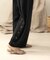 【WEB限定】バックボタンツイルワイドパンツ