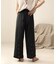 【WEB限定】バックボタンツイルワイドパンツ