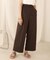 【WEB限定】バックボタンツイルワイドパンツ