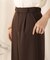 【WEB限定】バックボタンツイルワイドパンツ