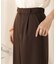 【WEB限定】バックボタンツイルワイドパンツ