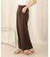 【WEB限定】バックボタンツイルワイドパンツ