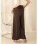 【WEB限定】バックボタンツイルワイドパンツ